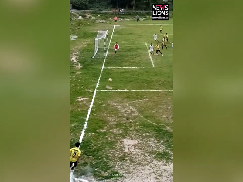 Youngster nets goal from sensational corner kick in northern India