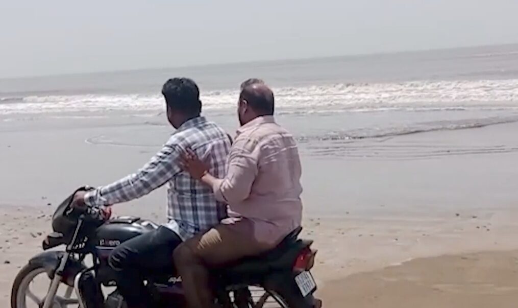 Politician saves three youths from drowning in sea in western India