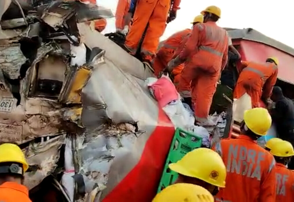 Rescue operation completed after devastating train accident in eastern India