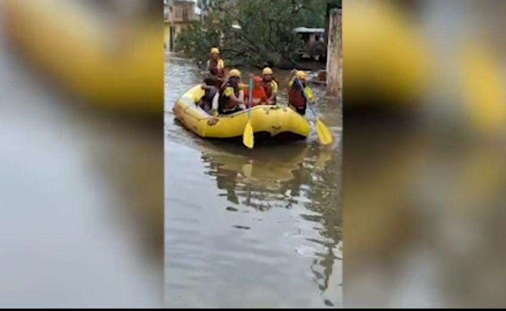 Officials rescue families including pregnant woman, child and senior citizens in northern India