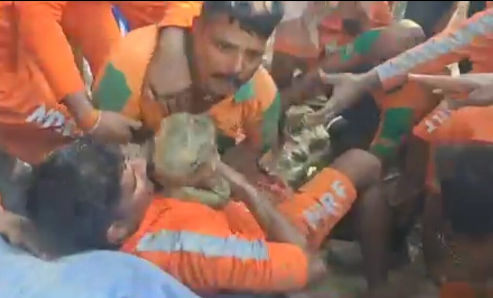 Child rescued after falling into borewell in northern India