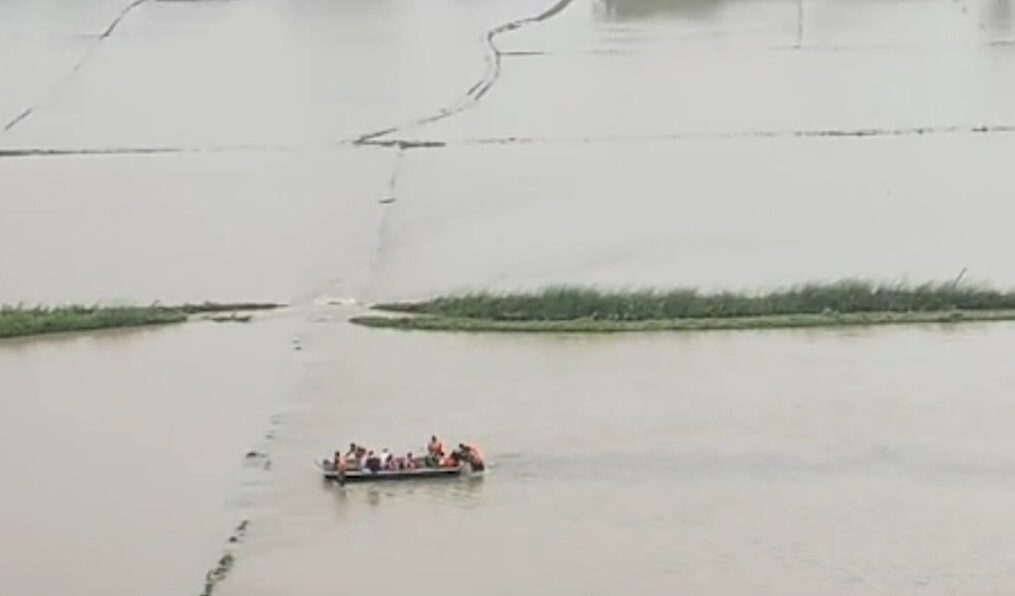 Indian army officials establish contact with village isolated due to heavy flood in southern India