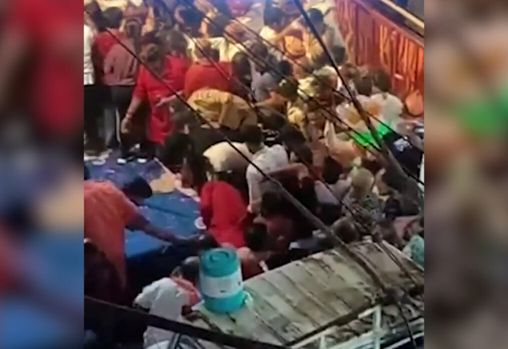 Four injured after stage collapses during Prime Minister Narendra Modi’s roadshow in central India