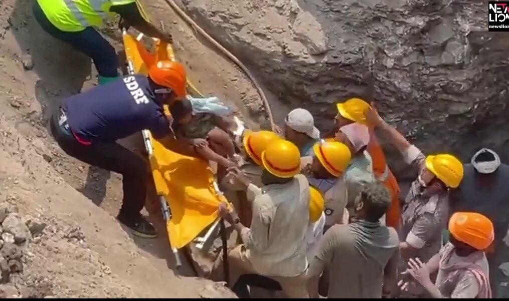 Fourteen month-old boy falls into open borewell in southern India, rescued
