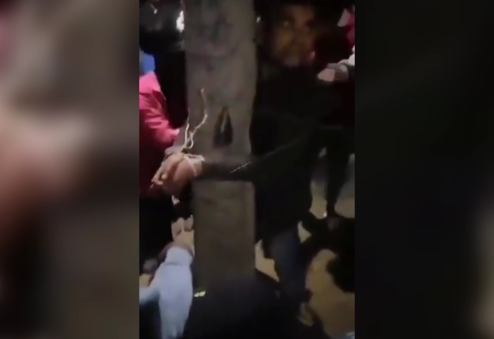 Wedding guest tied to electric pole, brutally beaten as mistaken for thief