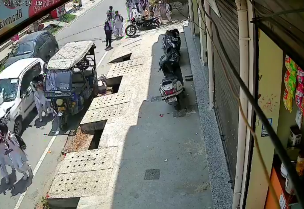 Speeding car plows into children returning from school, leaving nine injured with two in critical condition